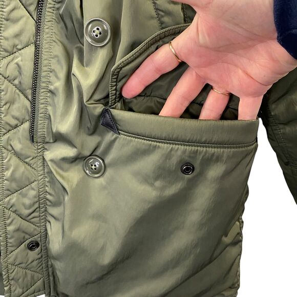 Ralph Lauren Denim & Supply Jacket Medium Green Military Down Sherpa Lined Hood - Picture 7 of 16